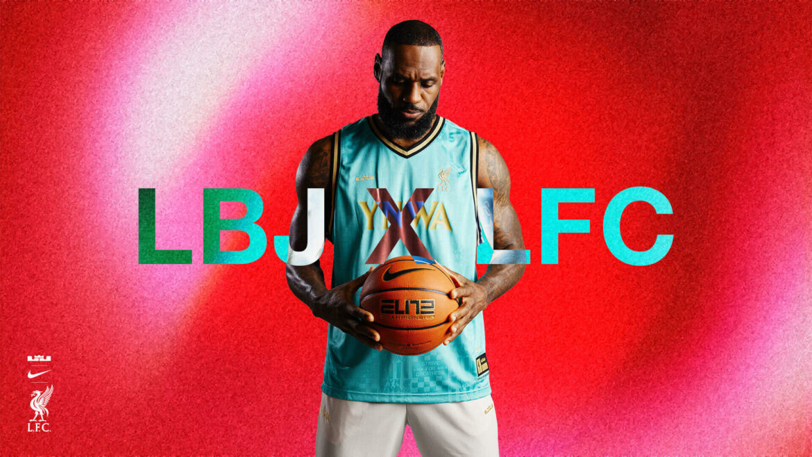 Coleção Liverpool FC x LeBron James 2024 é lançada pela Nike