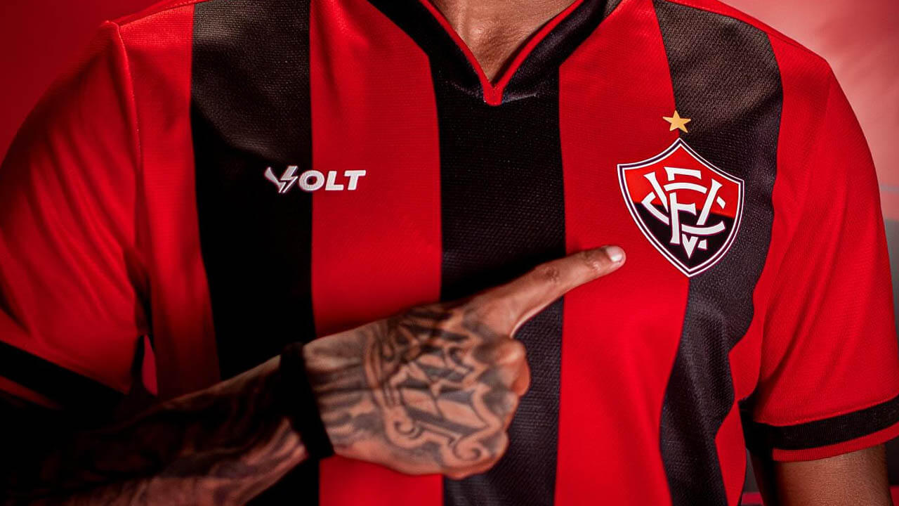 Nova camisa titular do EC Vitória 2024 Volt Sport » MDF