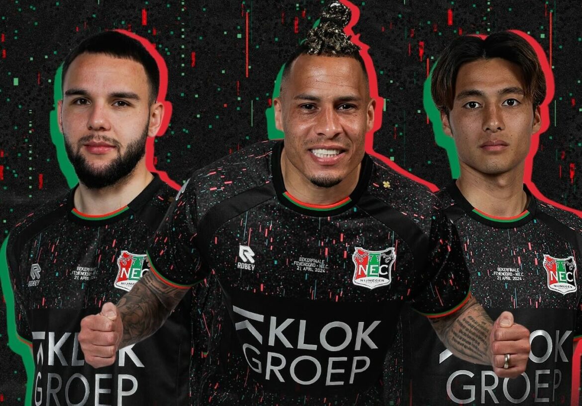NEC Nijmegen lança camisas para a final da Copa da Holanda