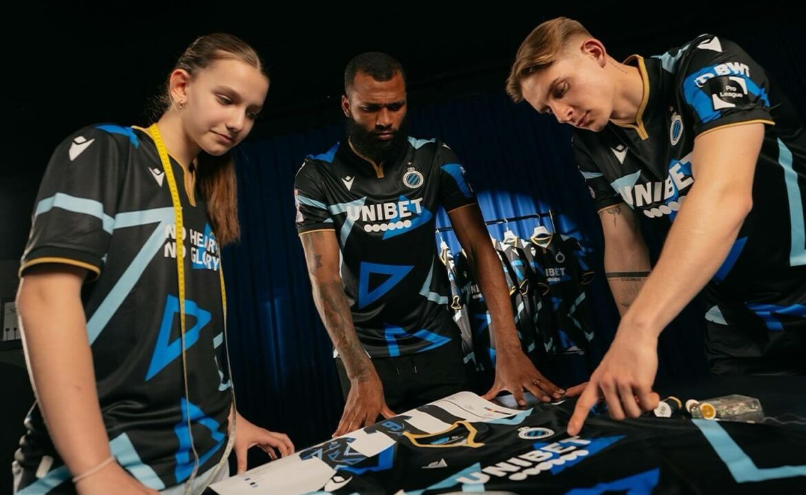 Quarta camisa do Club Brugge 2023-2024 é revelada pela Macron