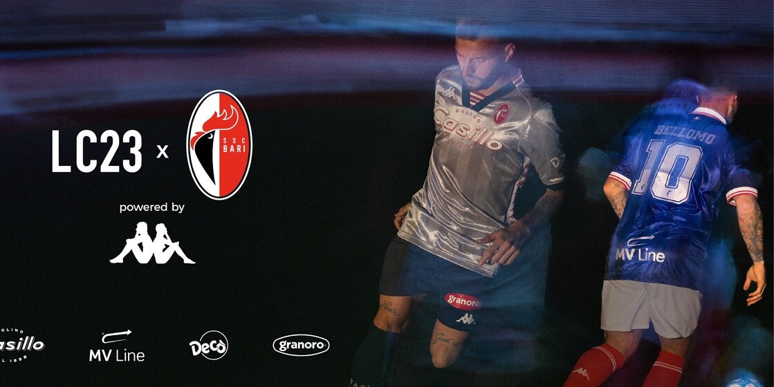 SSC Bari e Kappa lançam coleção em parceria com a LC23