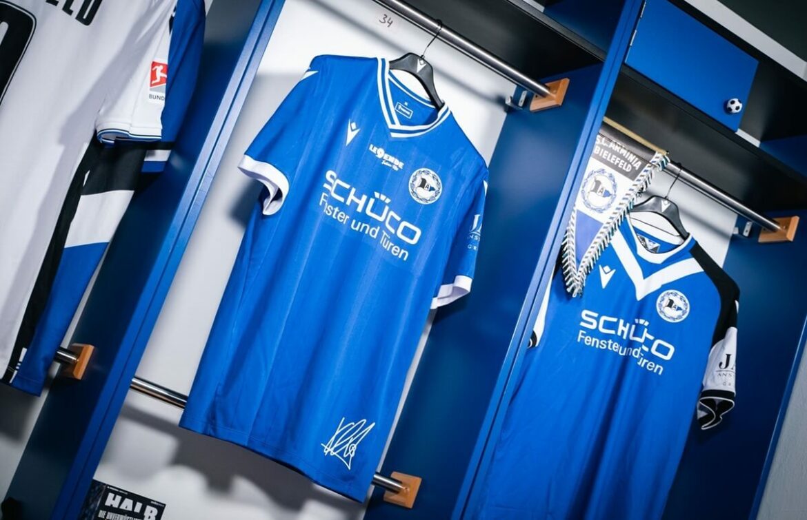 Arminia Bielefeld lança camisa em homenagem a Fabian Klos