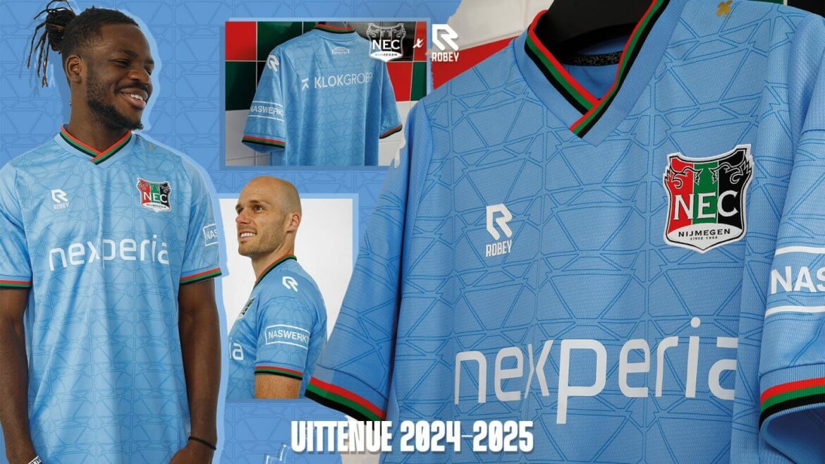 Camisa reserva do NEC Nijmegen 2024-2025 é revelada pela Robe