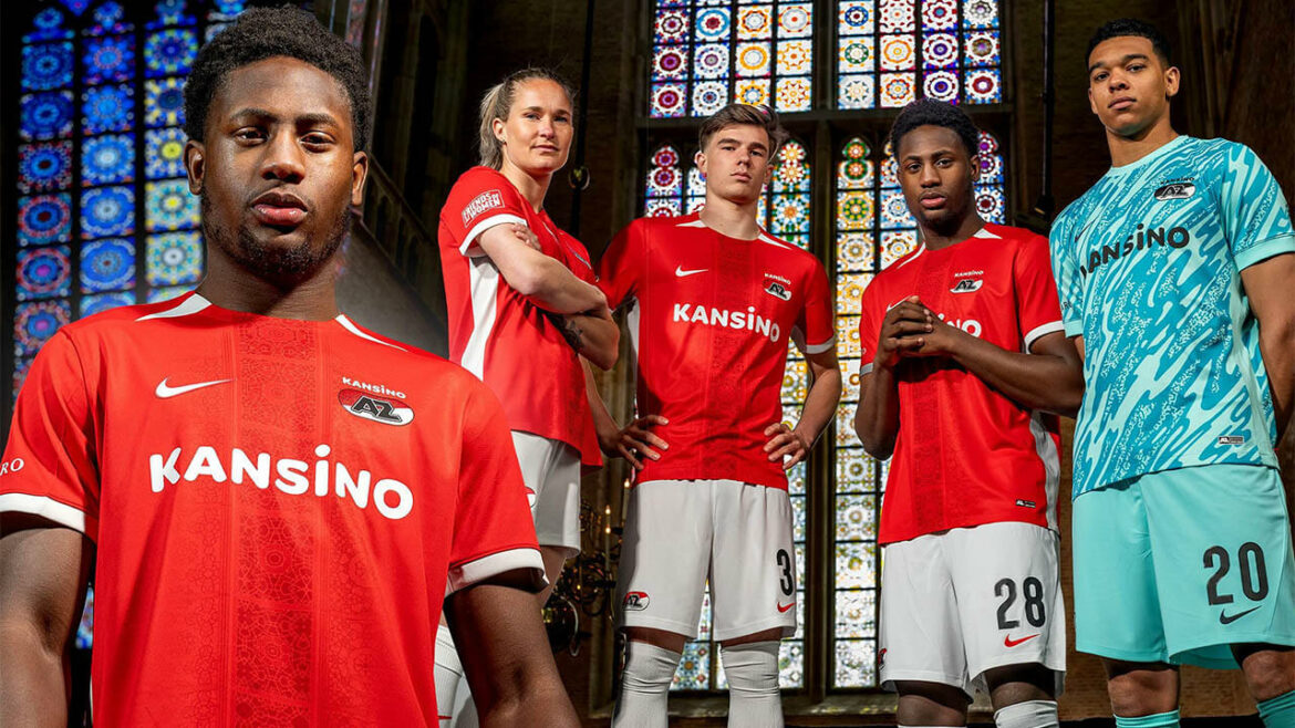 Camisa titular do AZ Alkmaar 2024-2025 Nike