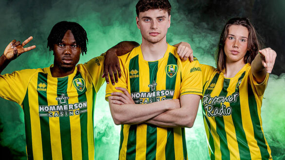 Camisa titular do Ado Den Haag 2024-2025 Erreà a