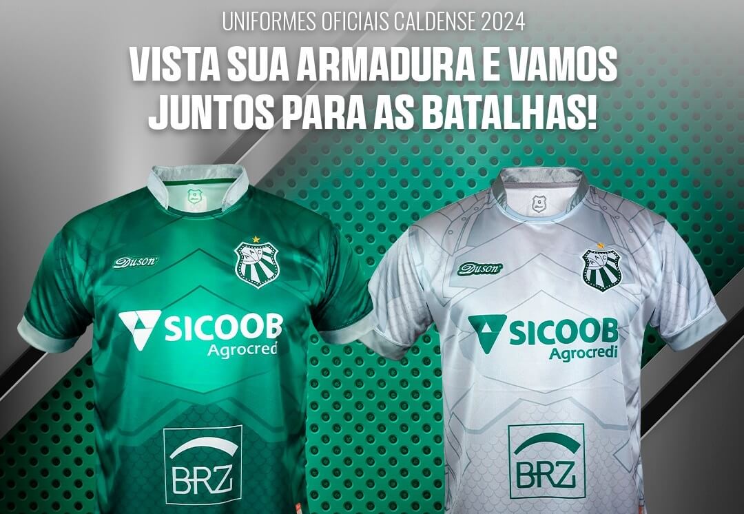 Camisas da Caldense 2024 são reveladas pela Duson
