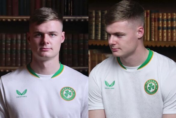 Camisa reserva da Irlanda 2024-2025 é lançada pela Castore