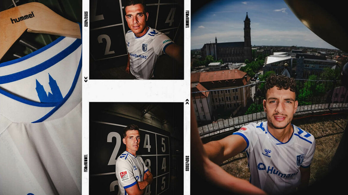 Camisa reserva do Magdeburg 2024-2025 Hummel