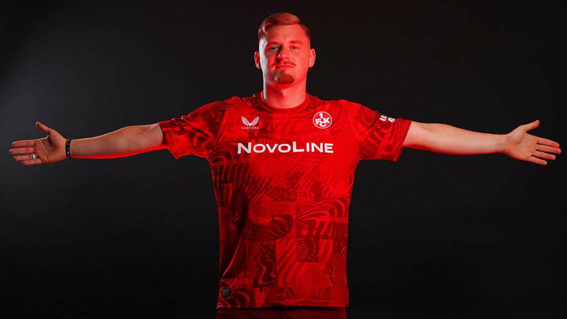 Camisa titular do Kaiserlautern 2024-2025 Castore