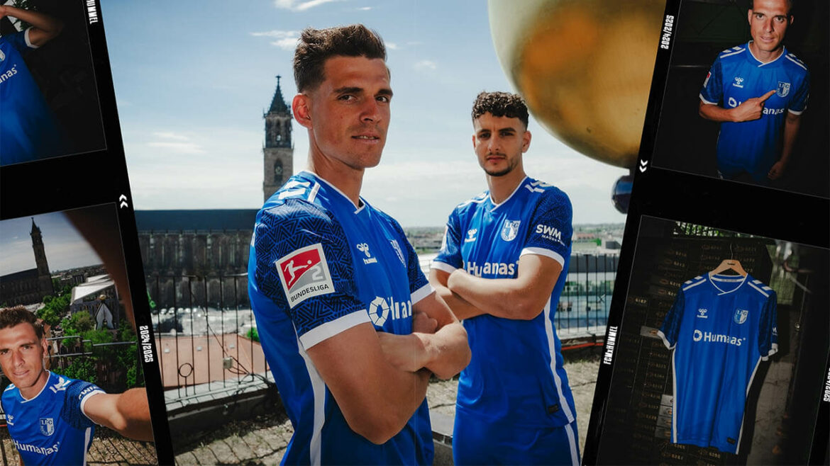 Camisa titular do Magdeburg 2024-2025 Hummel