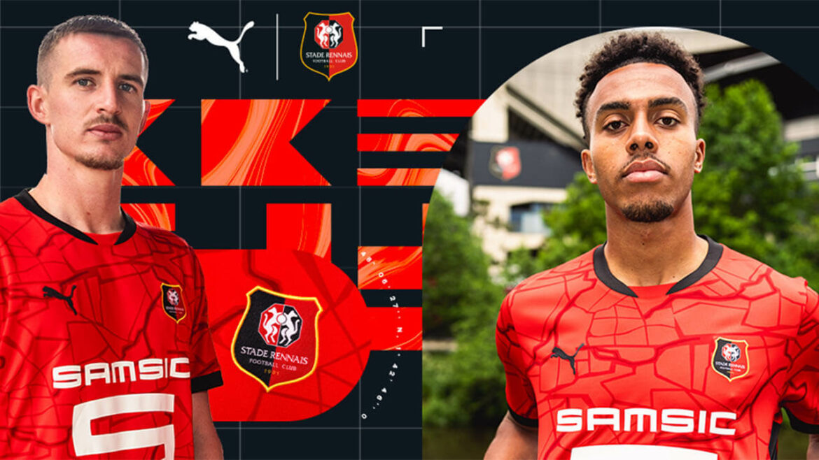 Camisa titular do Rennes 2024-2025 PUMA