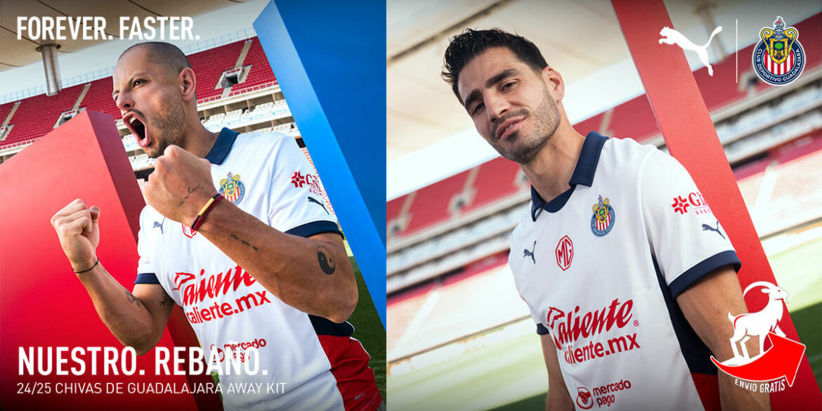Camisas reservas do Chivas Guadalajara 2024-2025 são lançadas pela PUMA