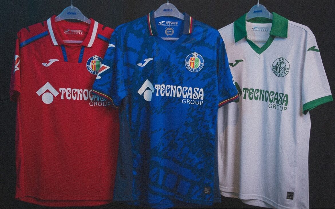 JOMA revela novas camisas do Getafe para 2024-2025