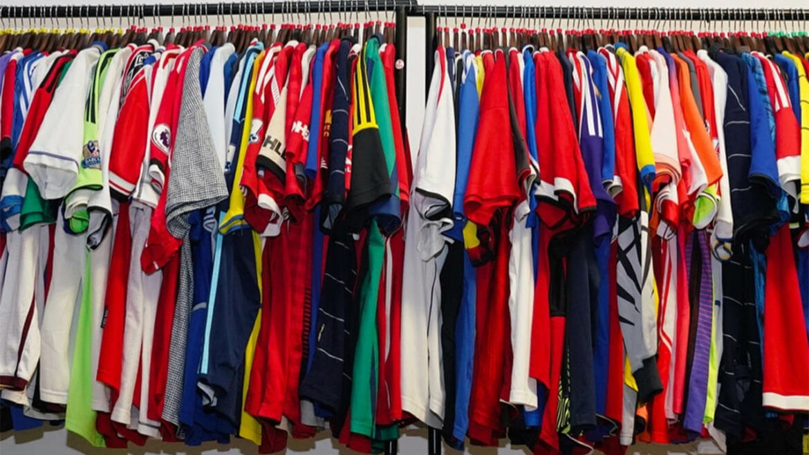 coleção de camisas de futebol