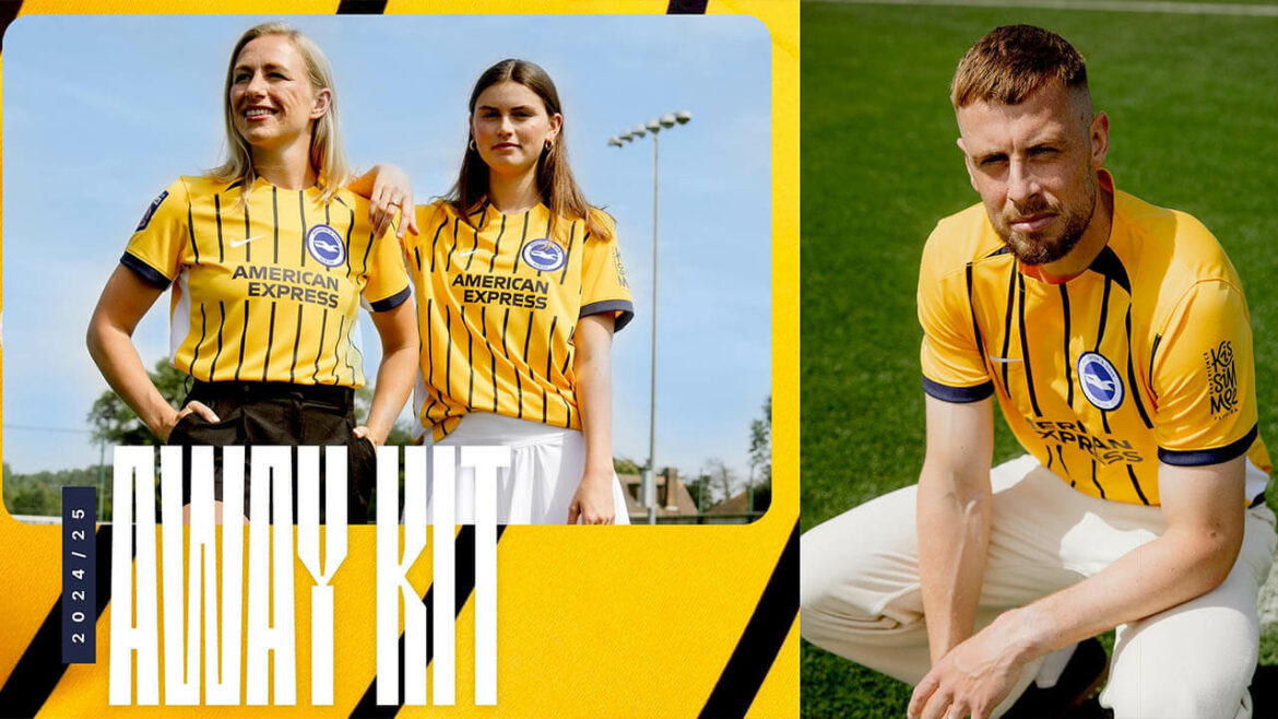 Camisa reserva do Brighton Hove Albion 2024-2025 Nike