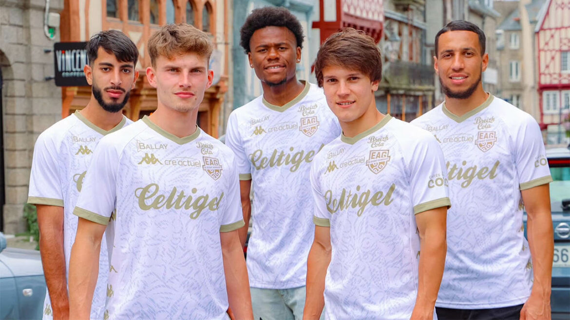 Camisa reserva do EA Guingamp 2024-2025 Kappa