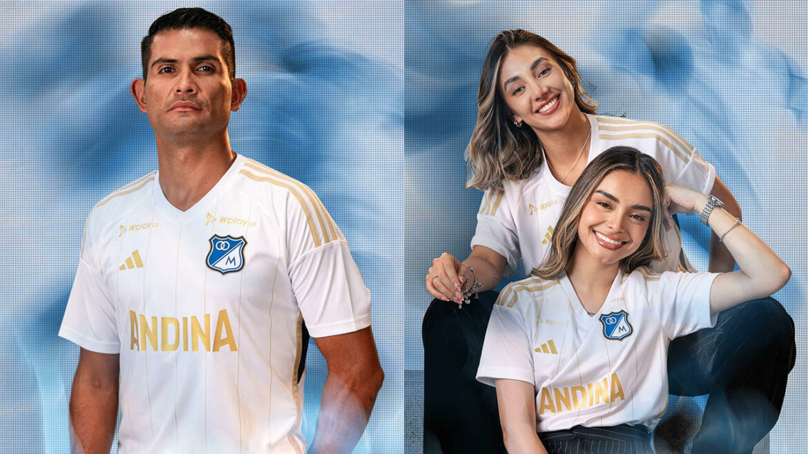 Camisa reserva do Millonarios 2024-2025 Adidas a Camisa reserva do Millonarios 2024-2025 Adidas a