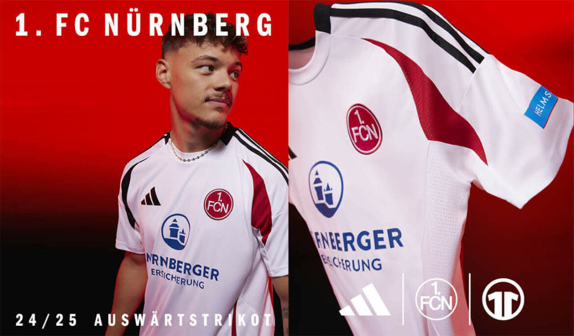 Camisa reserva do Nuremberg 2024-2025 Adidas