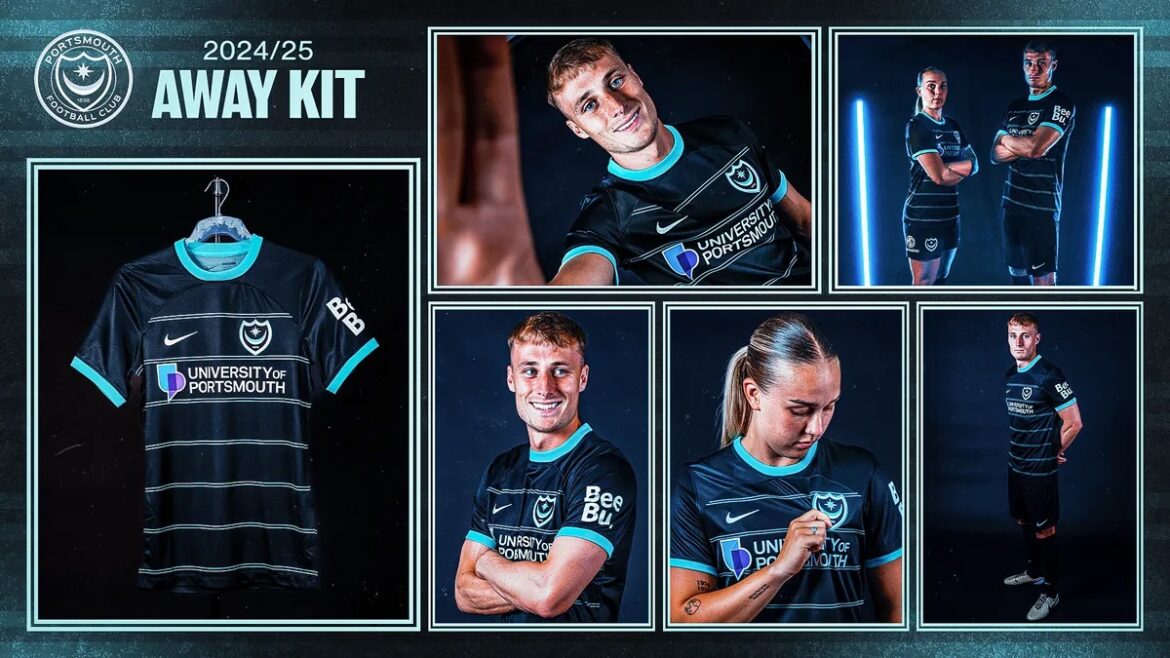 Camisa reserva do Portsmouth 2024-2025 é revelada pela Nike