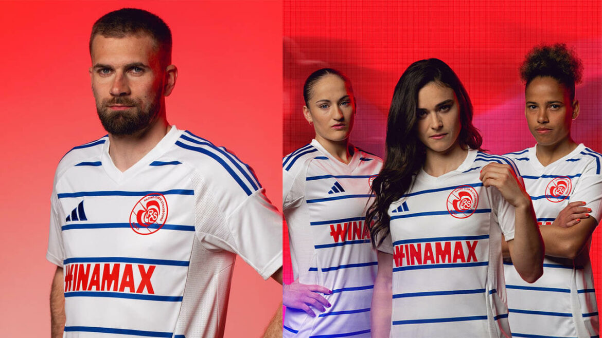 Camisa reserva do Racing Strasbourg 2024-2025 Adidas