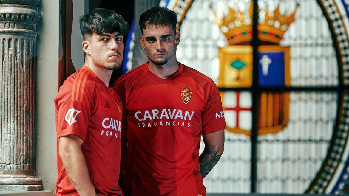 Camisa reserva do Real Zaragoza 2024-2025 Adidas