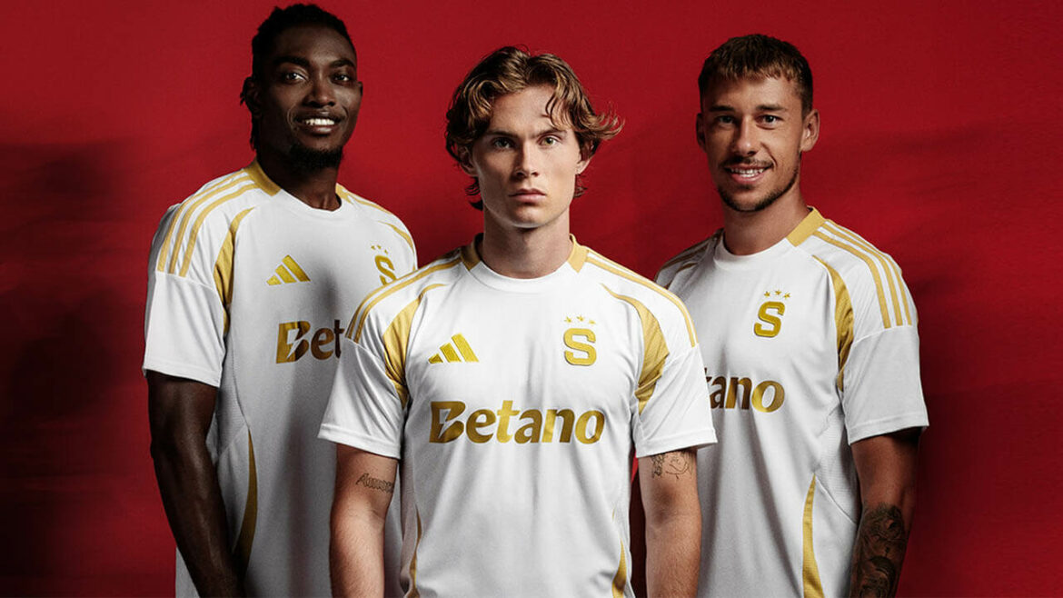 Camisa reserva do Sparta Praga 2024-2025 Adidas