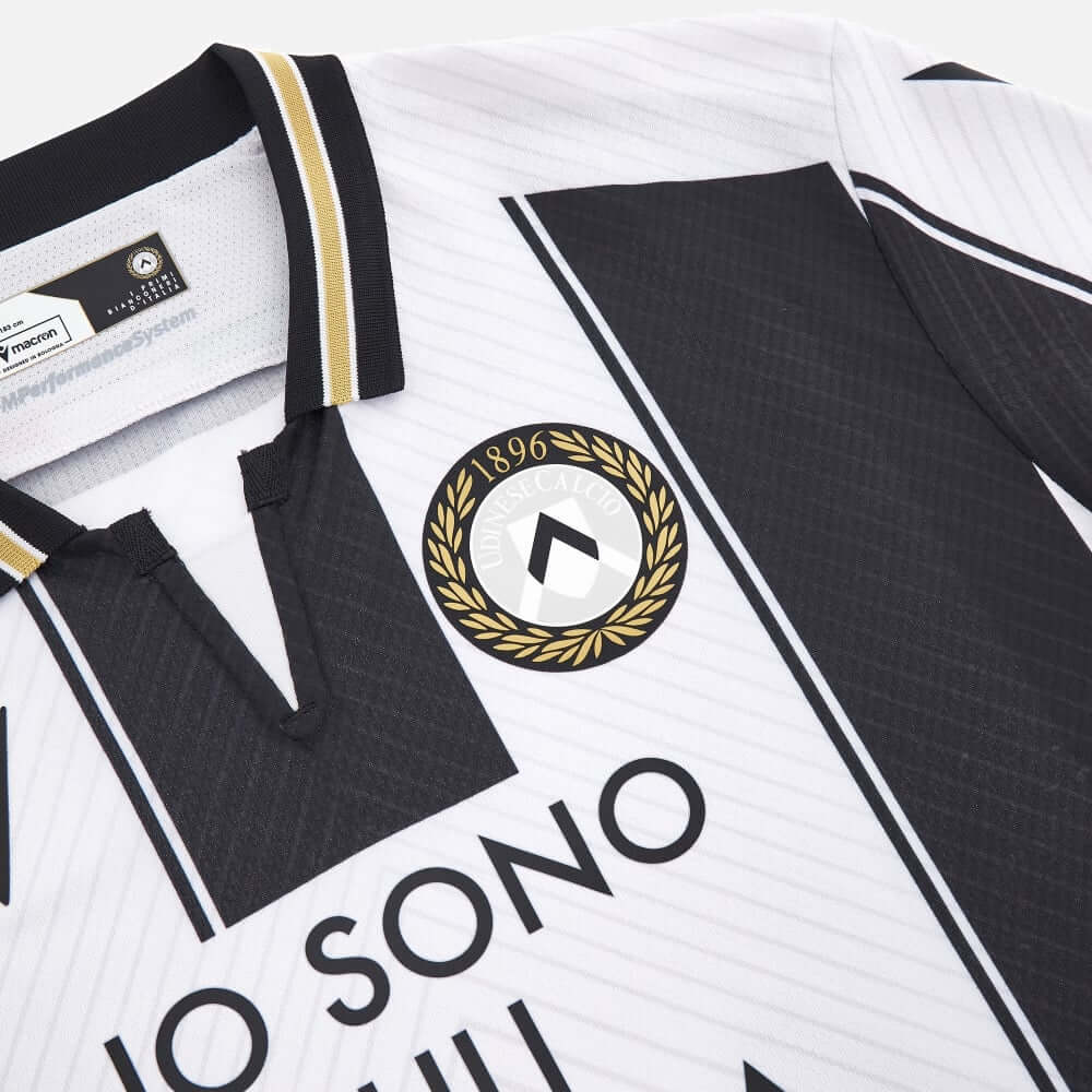 Maglietta Ultras Udinese Calcio - T-Shirt Nera Con Stemma Curva Nord, Cotone Morbido, Regalo Per Tifosi