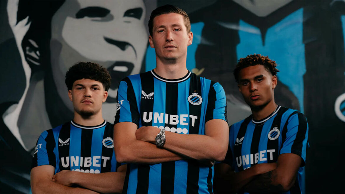 Camisa titular do Club Brugge 2024-2025 Castore a Camisa titular do Club Brugge 2024-2025 Castore