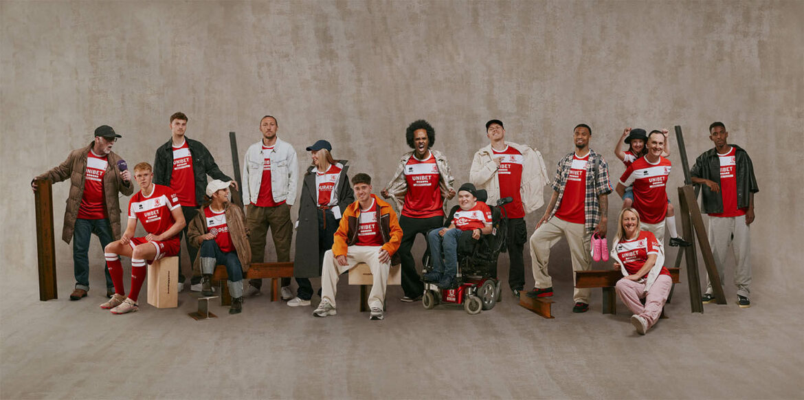 Camisa titular do Middlesbrough 2024-2025 Errea