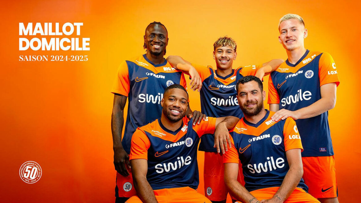 Camisa titular do Montpellier HSC 2024-2025 Nike a