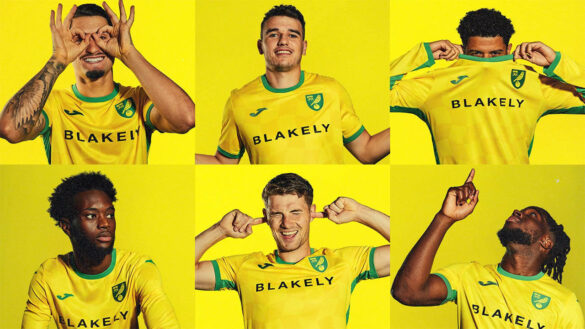 Camisa titular do Norwich City 2024-2025 JOMA