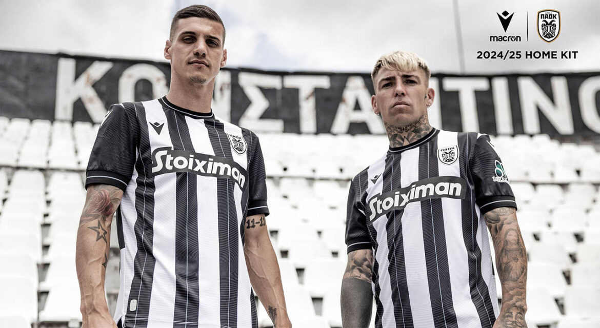 Camisa titular do PAOK 2024-2025 Macron