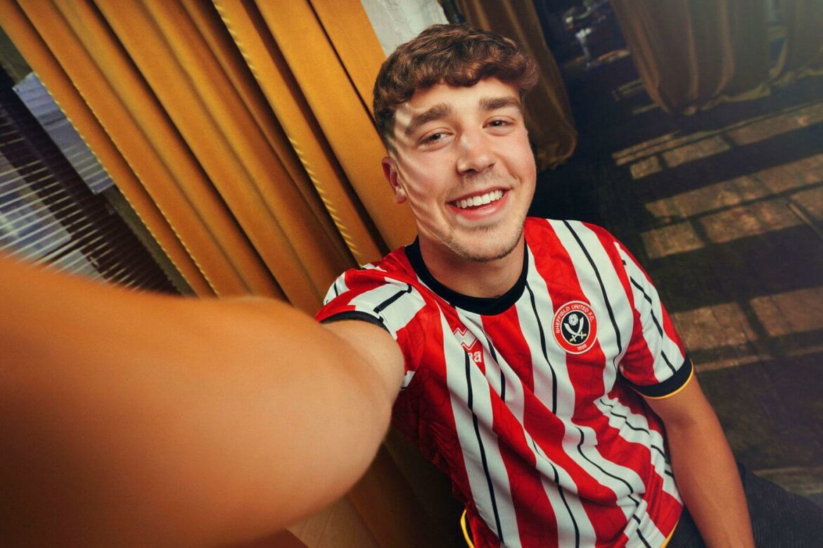 Camisa titular do Sheffield United 2024-2025 Erreà