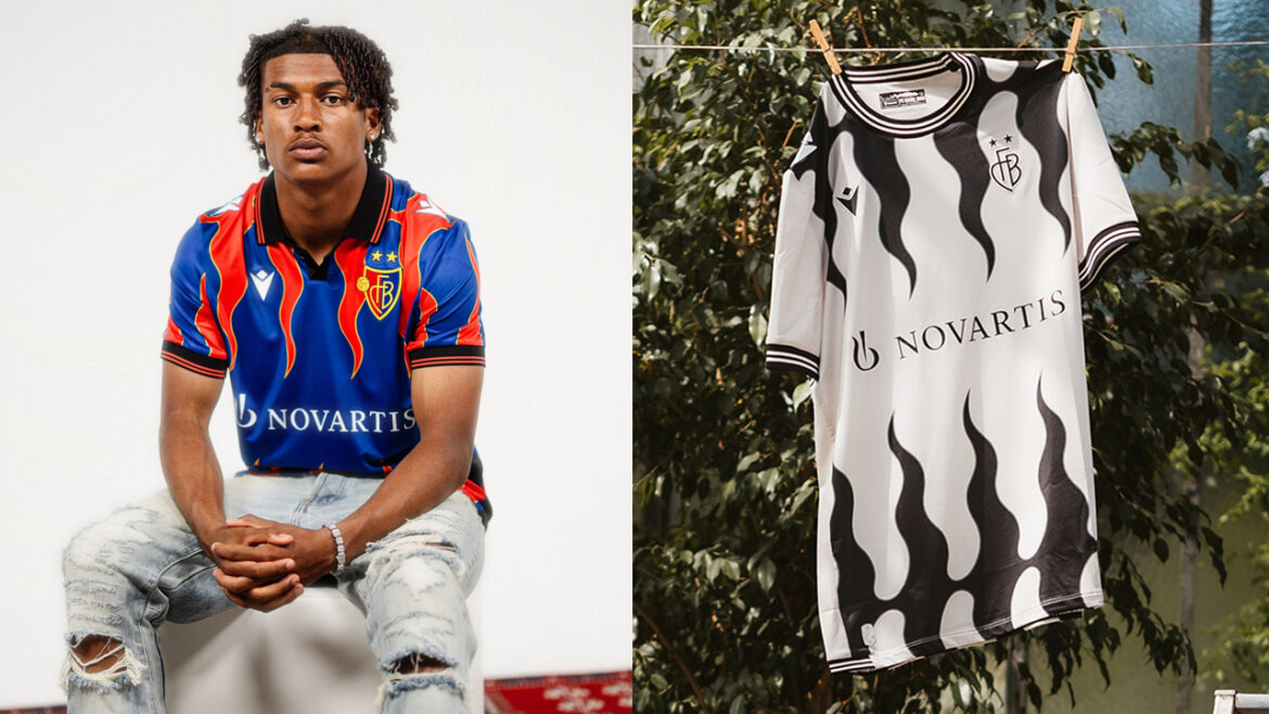 Camisas do FC Basel 2024-2025 Macron