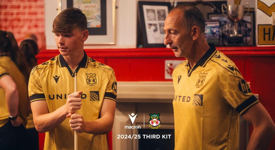 Terceira camisa do Wrexham 2024-2025 Macron