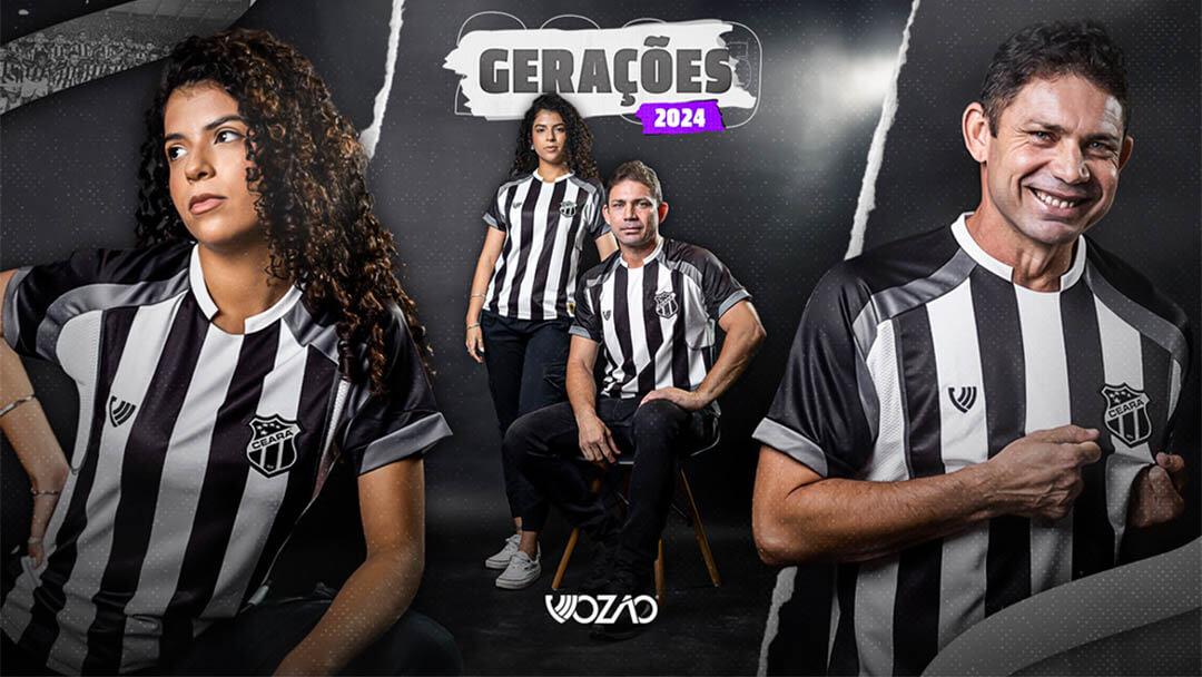Camisa Gerações 2024 do Ceará 2009 Vozão