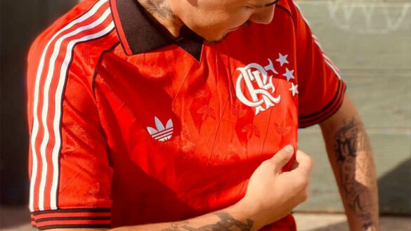 Camisa Lifestyler Flamengo 2024 Adidas