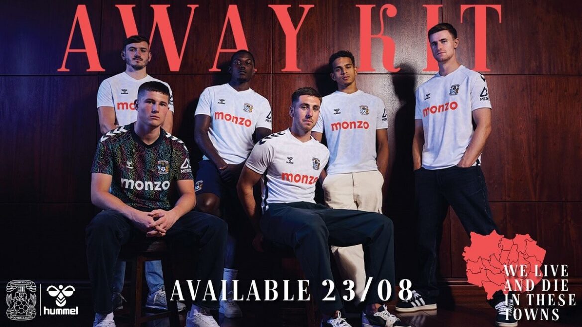 Camisa reserva do Coventry City 2024-2025 é lançada pela Hummel