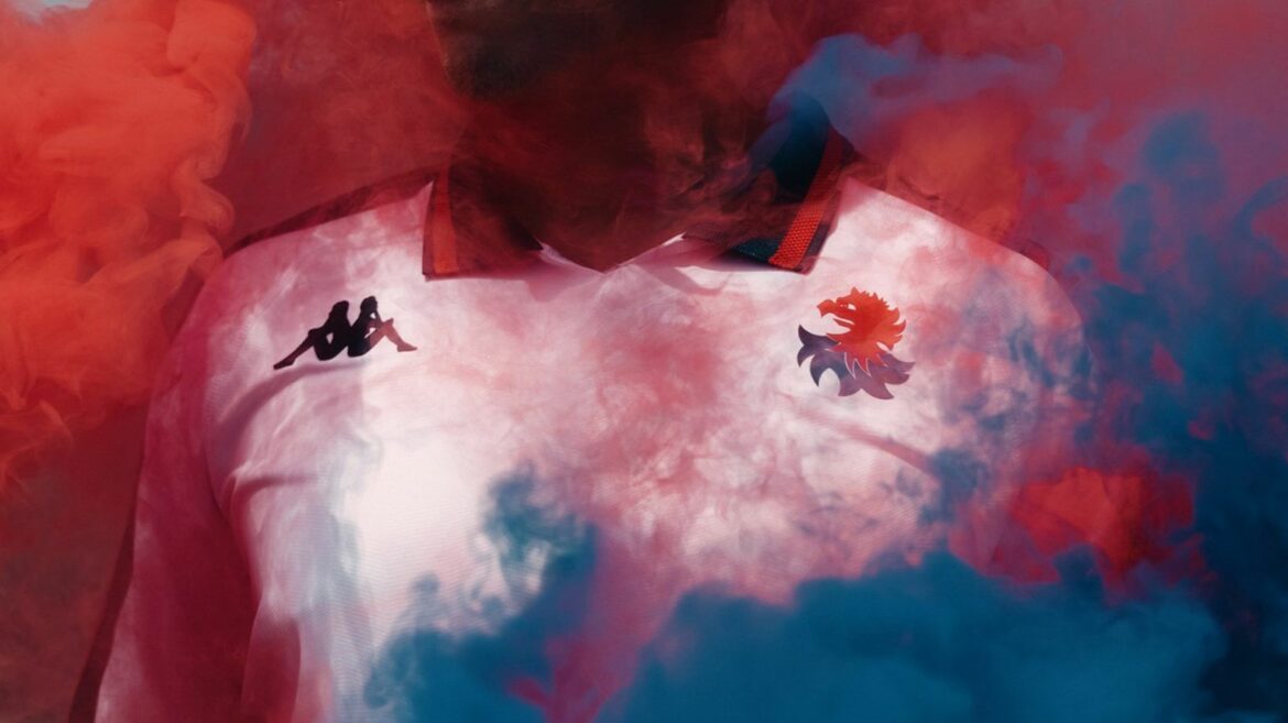 Camisa reserva do Genoa CFC 2024-2025 é revelada pela Kappa