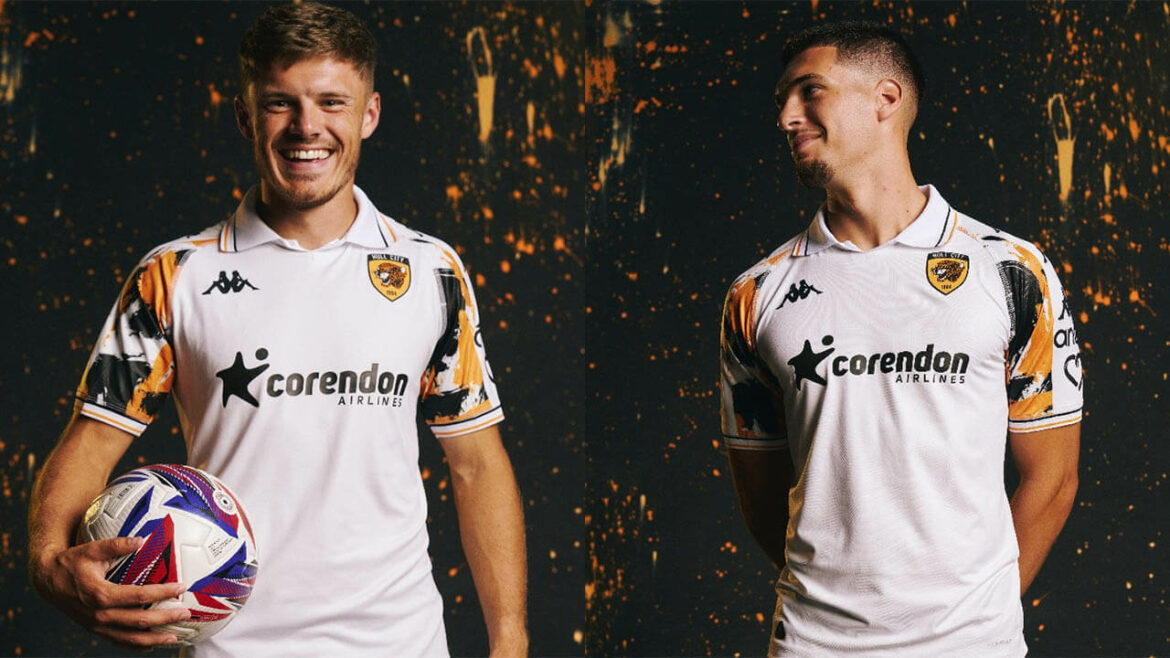 Camisa reserva do Hull City 2024-2025 Kappa a