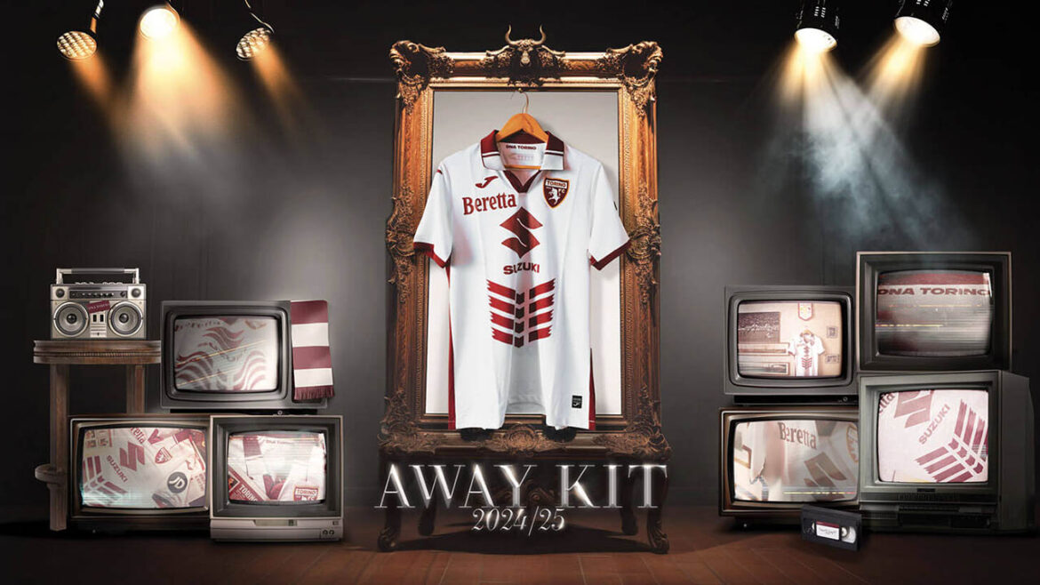 Camisa reserva do Torino FC 2024-2025 JOMA a Camisa reserva do Torino FC 2024-2025 JOMA