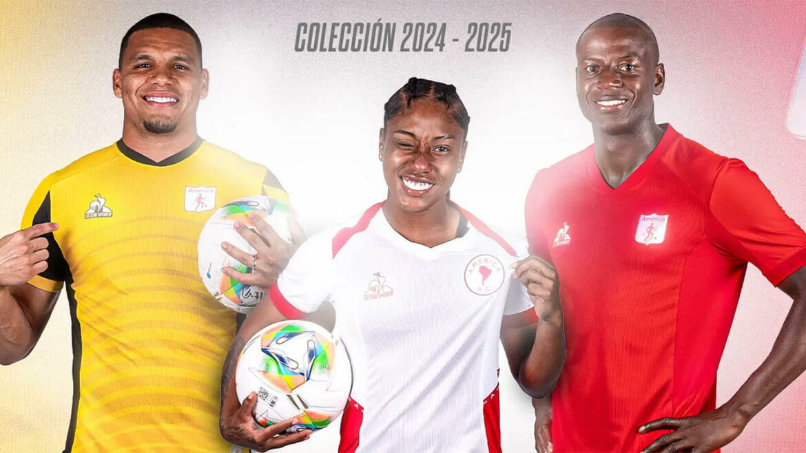 Camisas do América de Cali 2024-2025 Le Coq Sportif