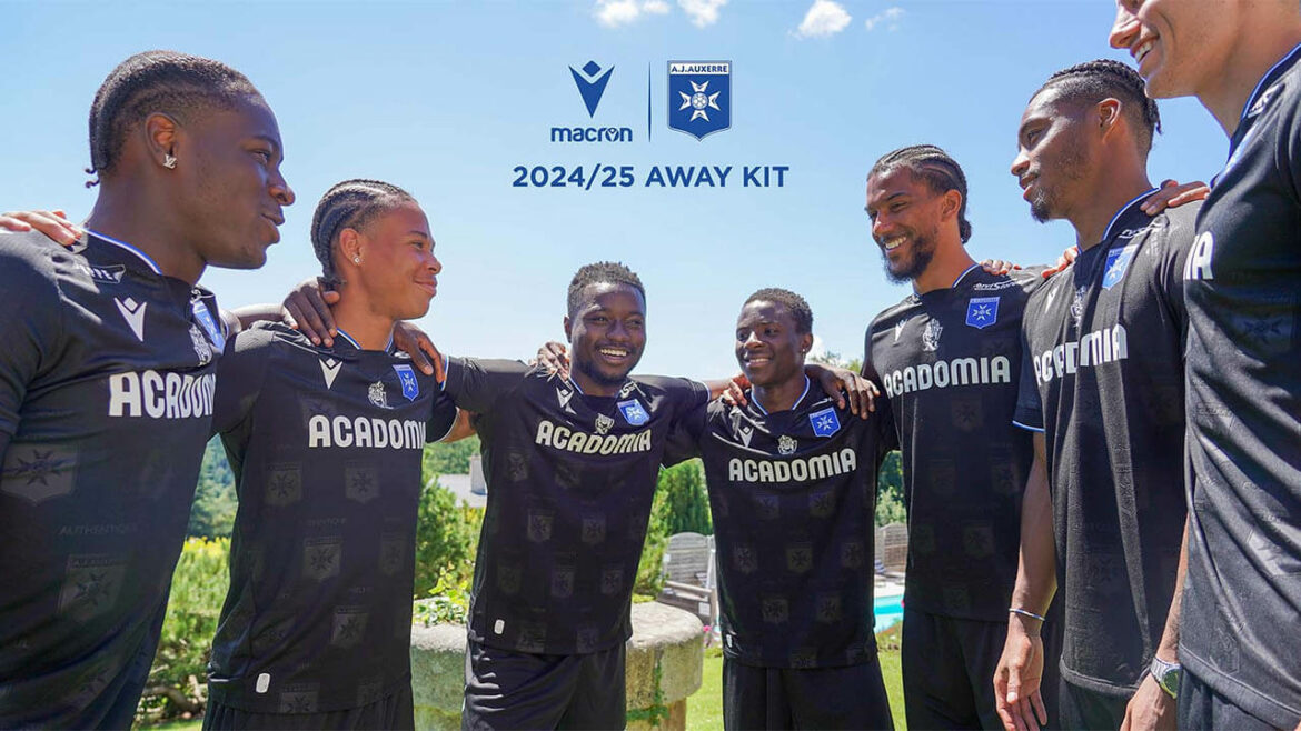 Camisas do Auxerre 2024-2025 Macron