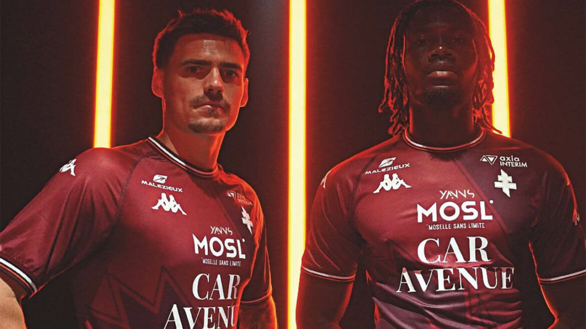 Camisas do FC Metz 2024-2025 Kappa