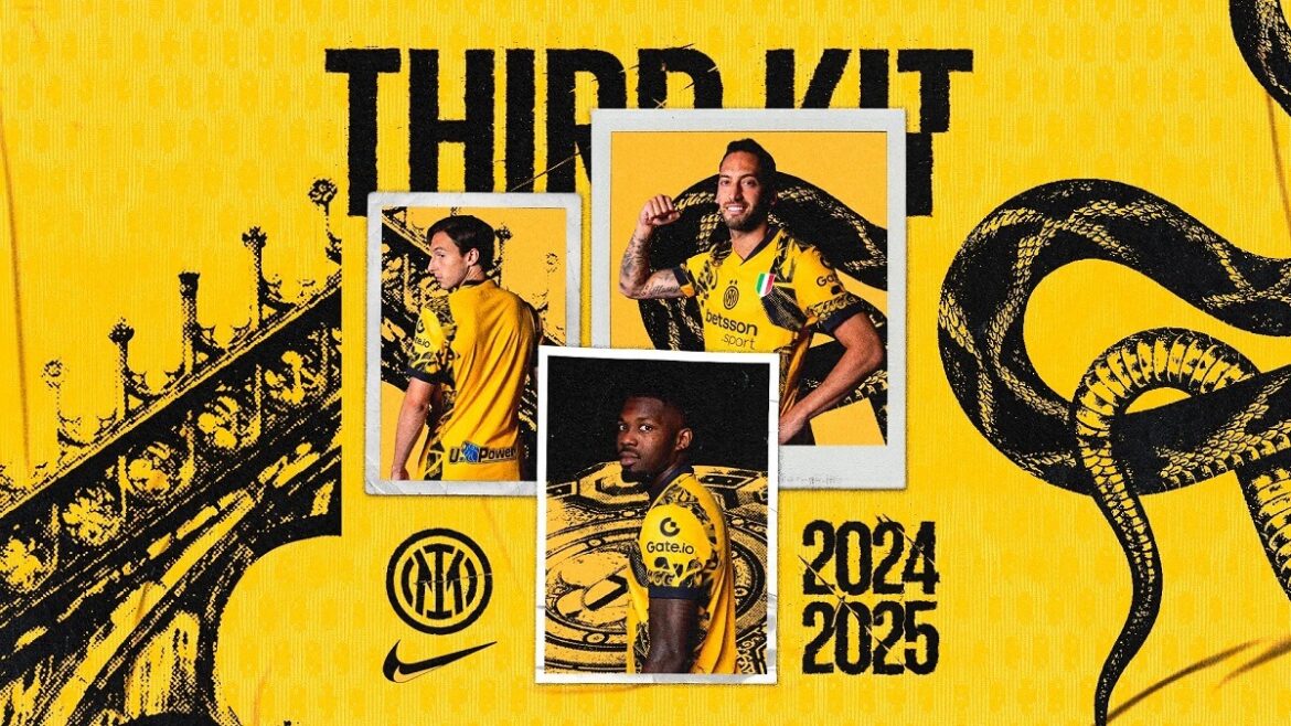 Terceira camisa da Inter de Milão 2024-2025 é lançada pela Nike