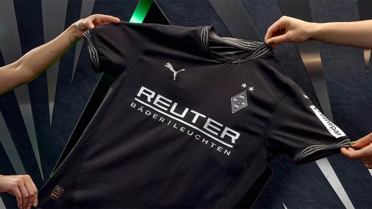 Nova terceira camisa do Borussia Mönchengladbach 2024-2025 PUMA