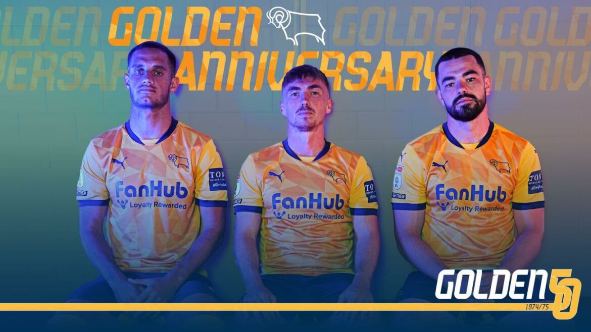 Terceira camisa do Derby County 2024-2025 é lançada pela PUMA