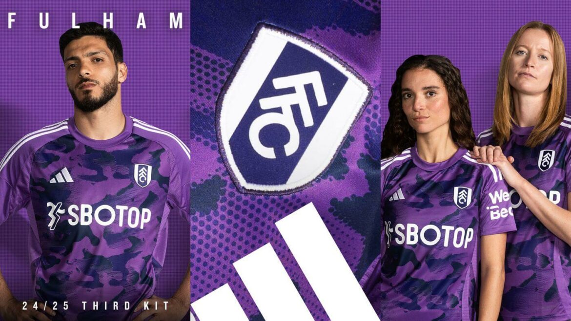 Terceira camisa do Fulham 2024-2025 é apresentada pela Adidas
