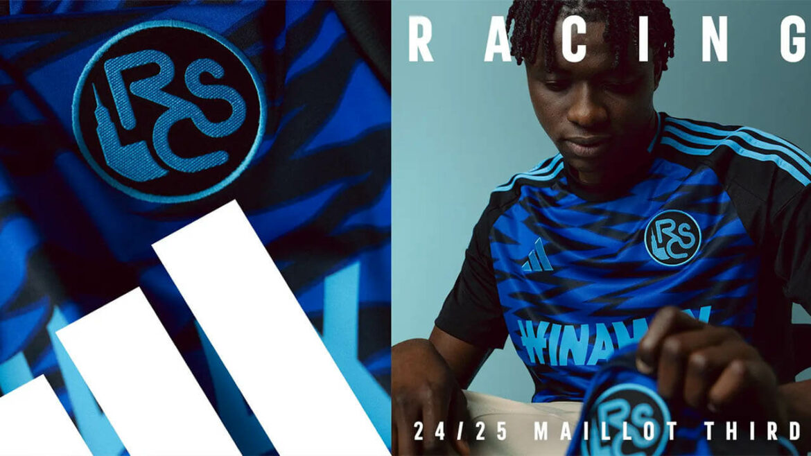 Terceira camisa do Racing Strasbourg 2024-2025 Adidas