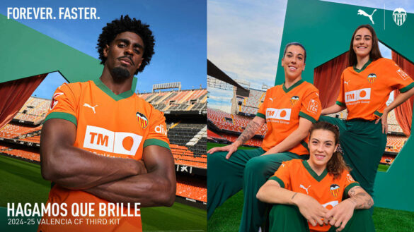 Terceira camisa do Valencia CF 2024-2025 é revelada pela PUMA